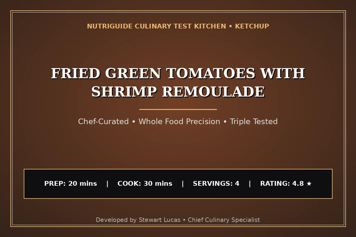 Fried Green Tomatoes With Shrimp Remoulade