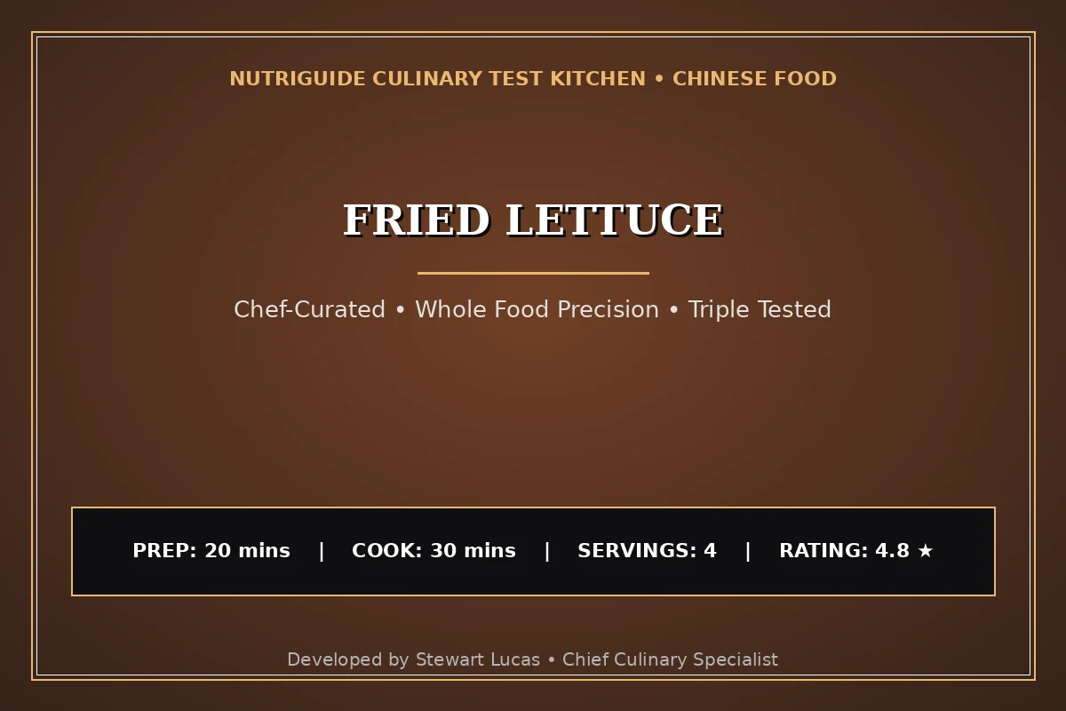Fried Lettuce