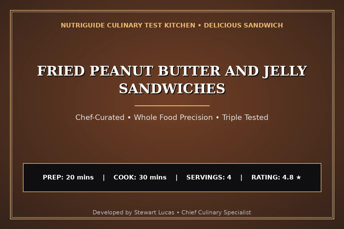 Fried Peanut Butter And Jelly Sandwiches