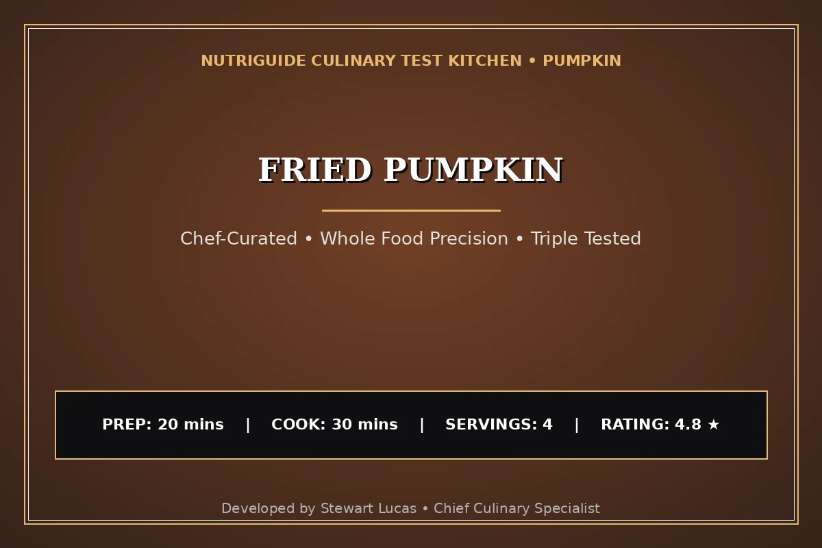 Fried Pumpkin