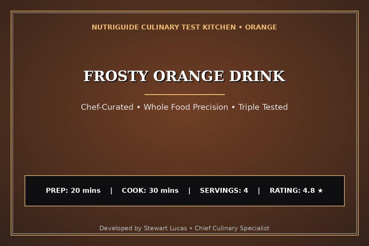 Frosty Orange Drink