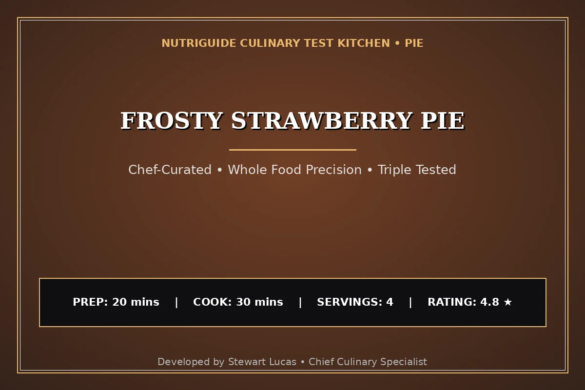 Frosty Strawberry Pie