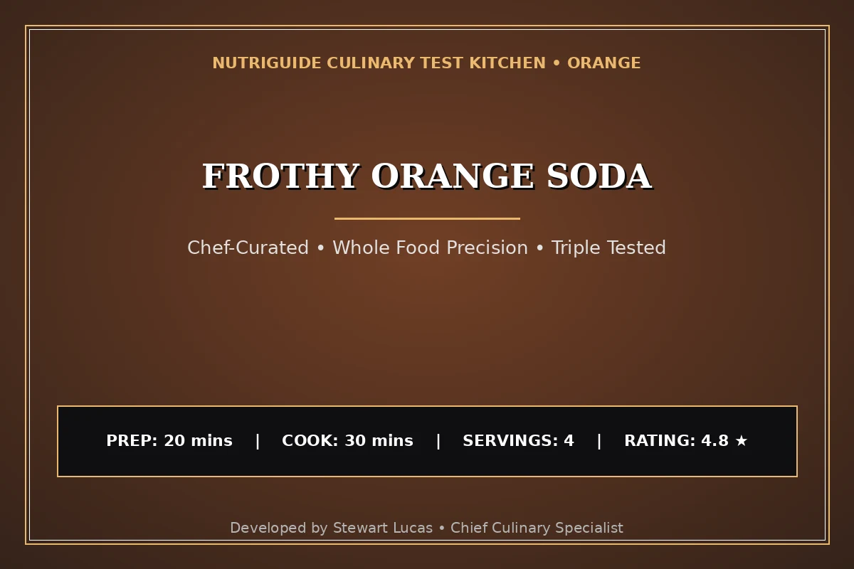 Frothy Orange Soda