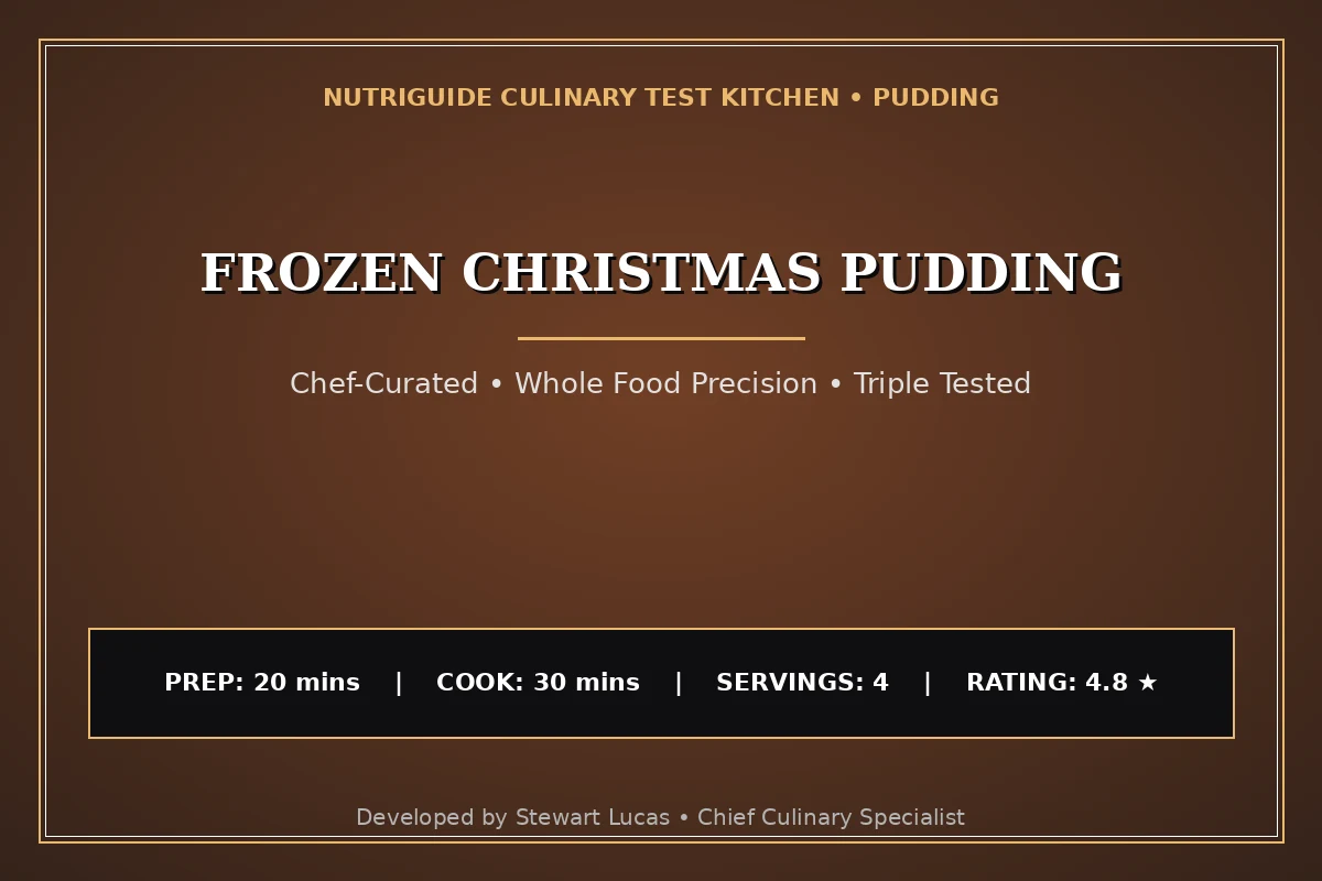Frozen Christmas Pudding