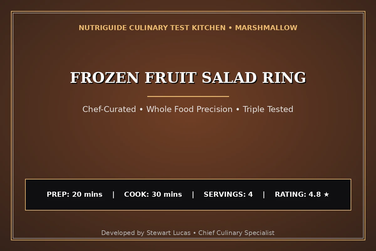 Frozen Fruit Salad Ring