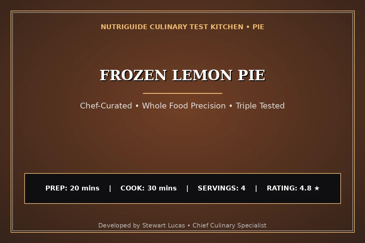 Frozen Lemon Pie