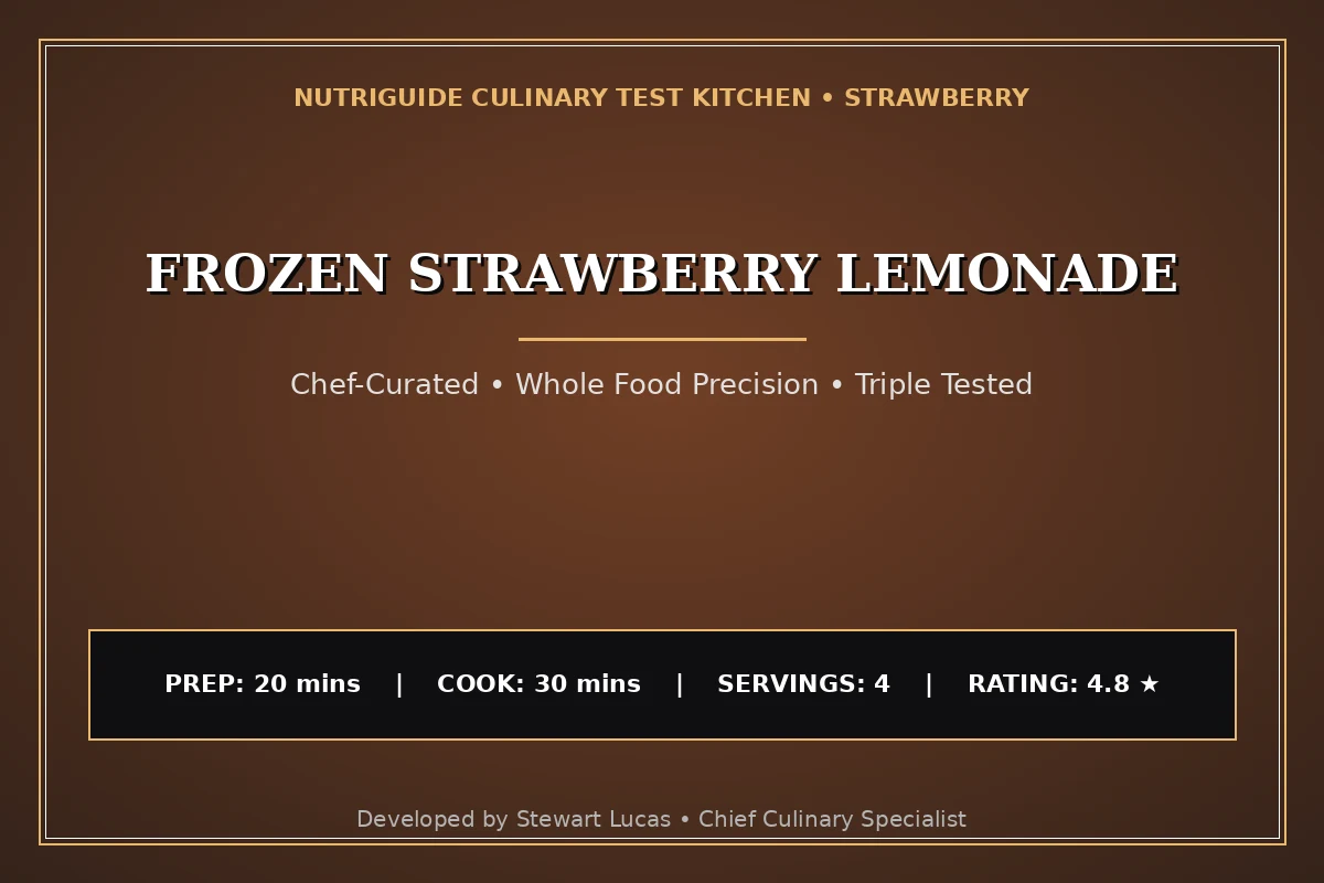 Frozen Strawberry Lemonade
