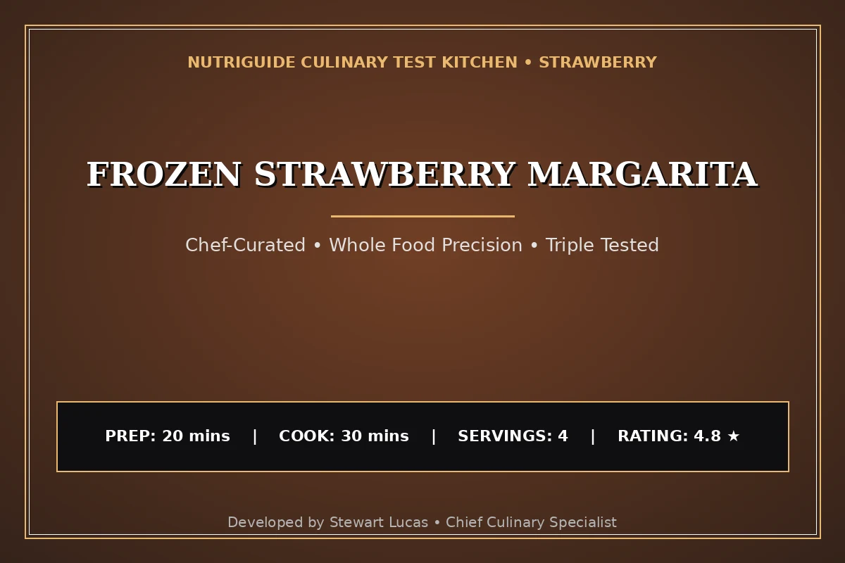 Frozen Strawberry Margarita
