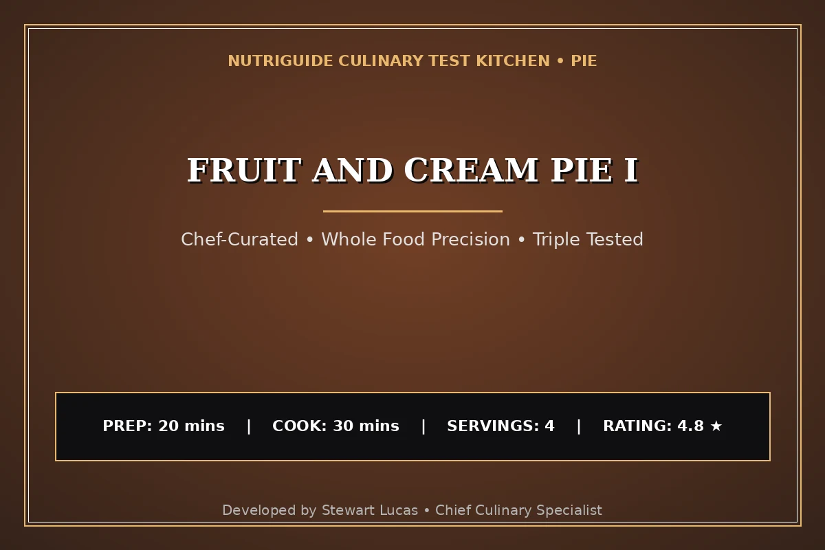 Fruit And Cream Pie I