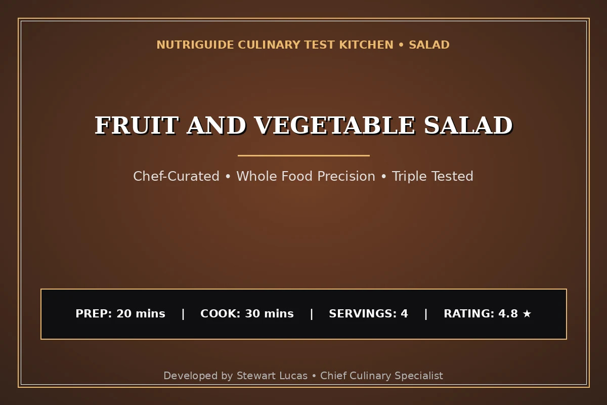 Fruit And Vegetable Salad