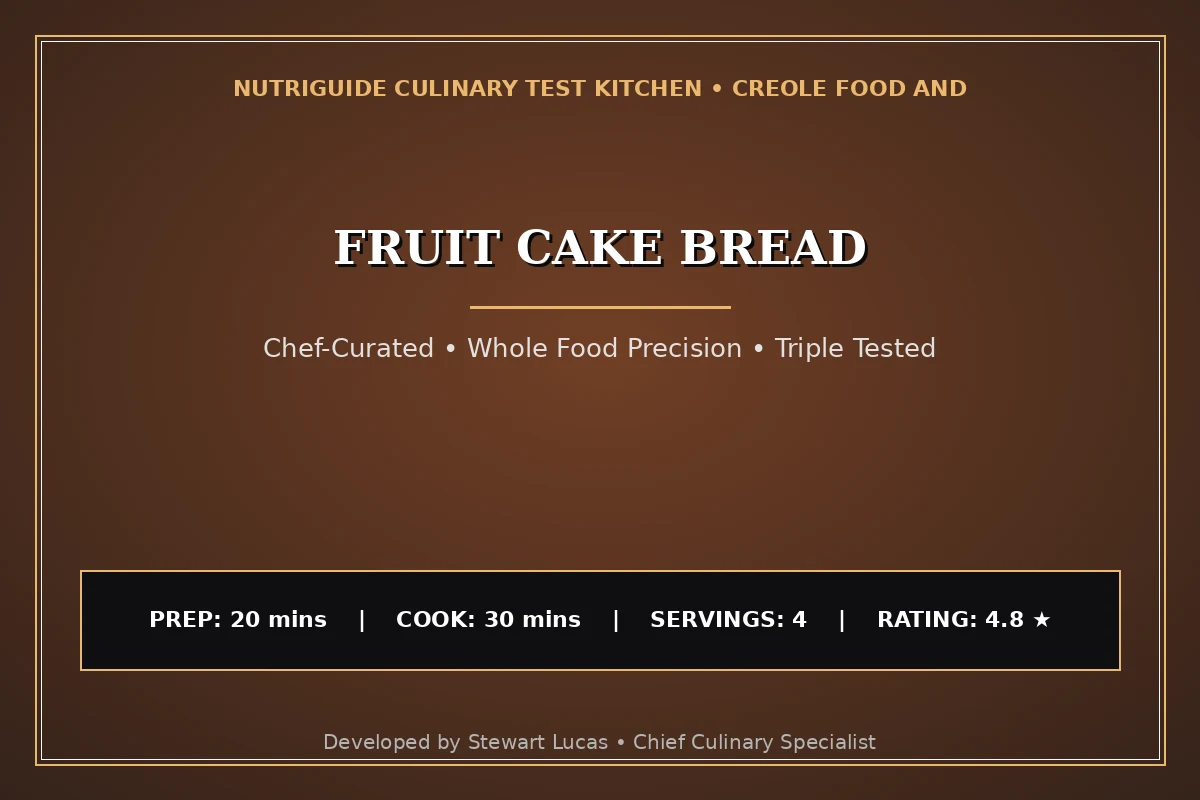 Fruit Cake Bread