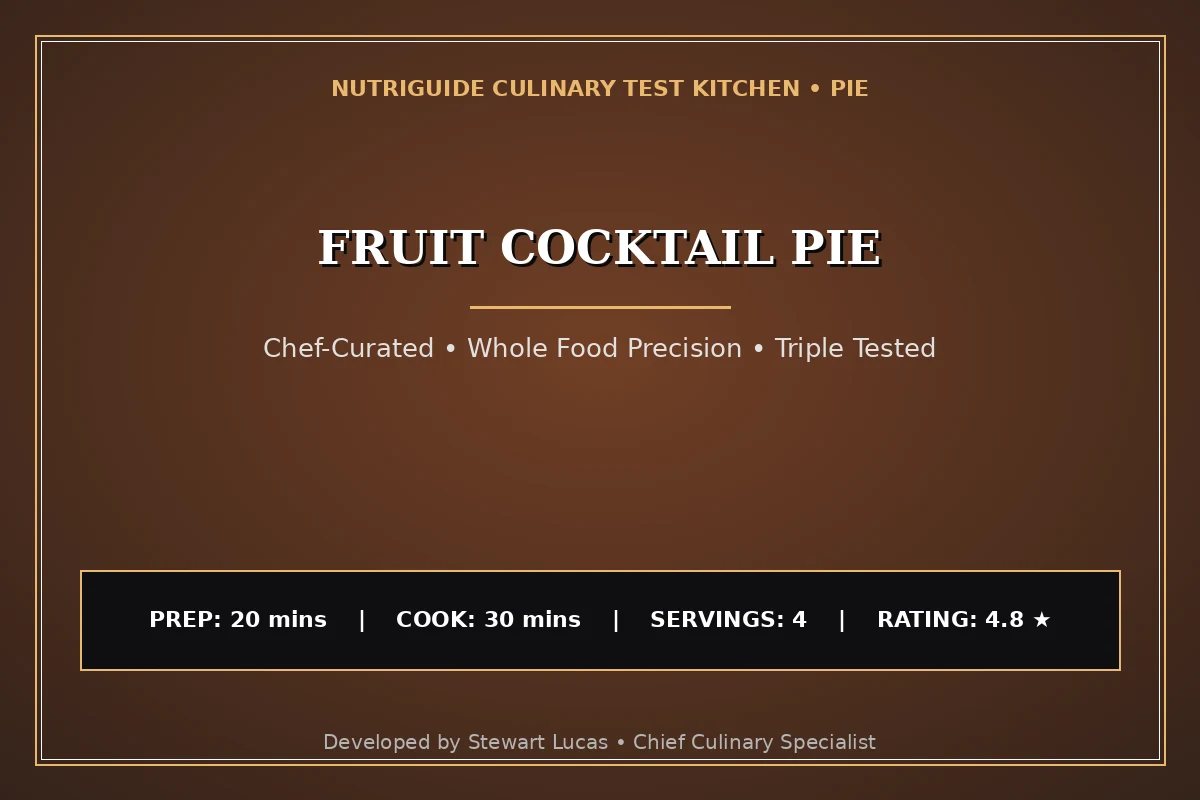 Fruit Cocktail Pie