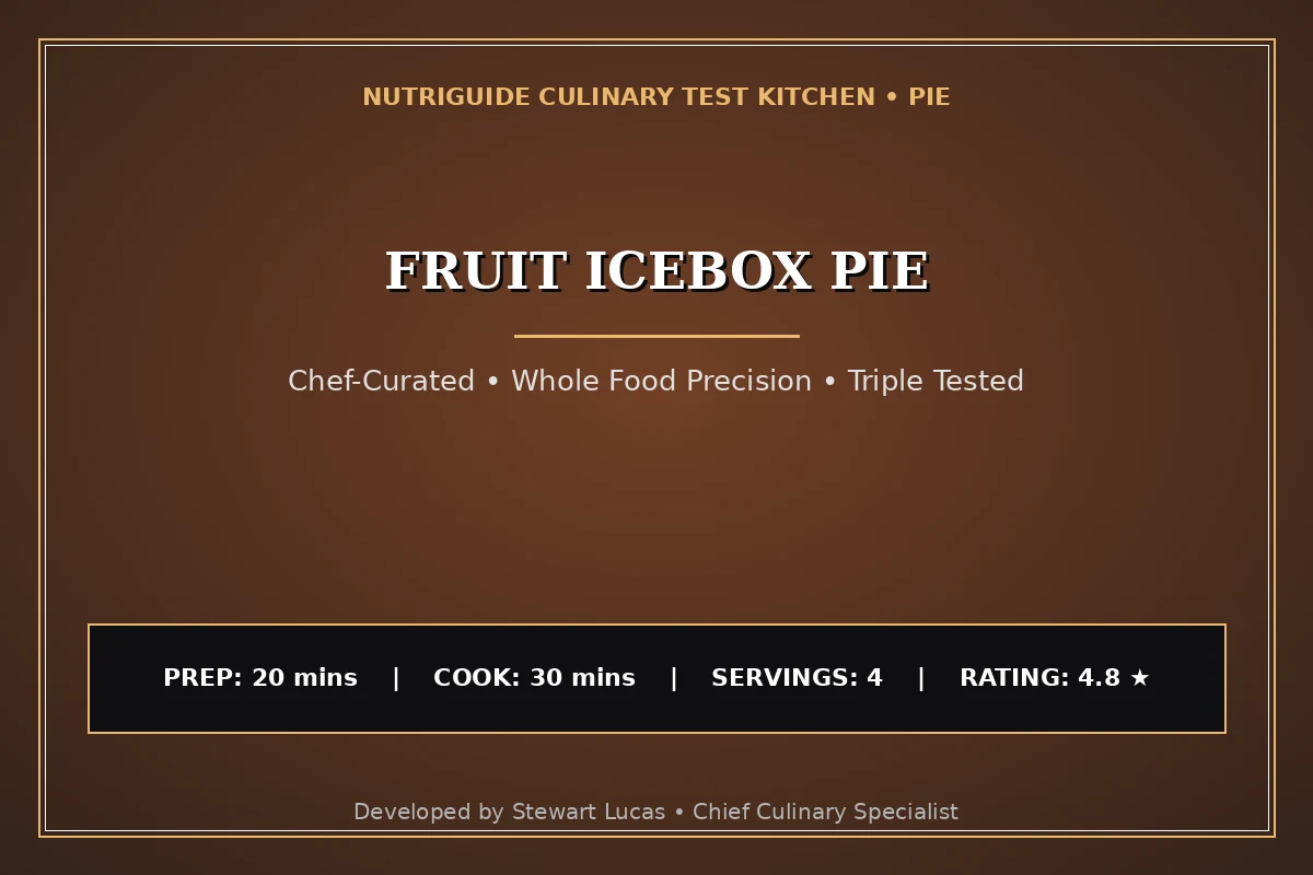 Fruit Icebox Pie