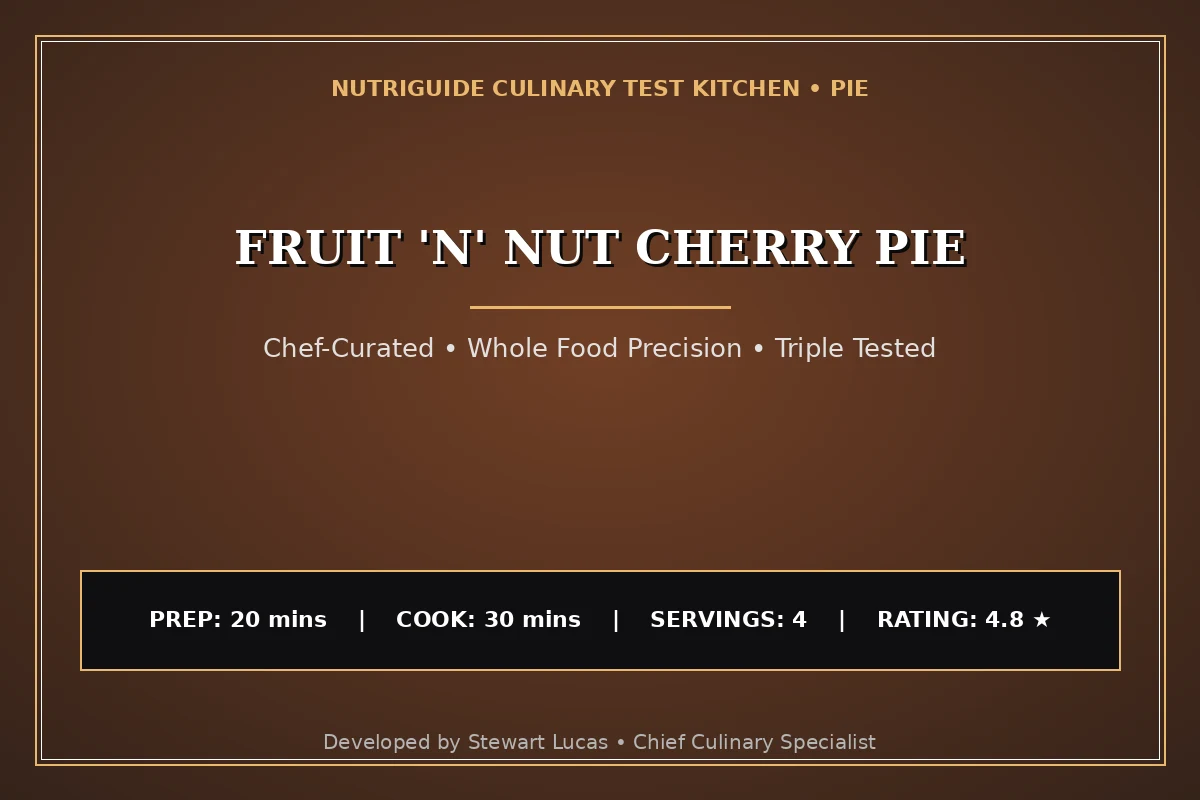Fruit 'N' Nut Cherry Pie