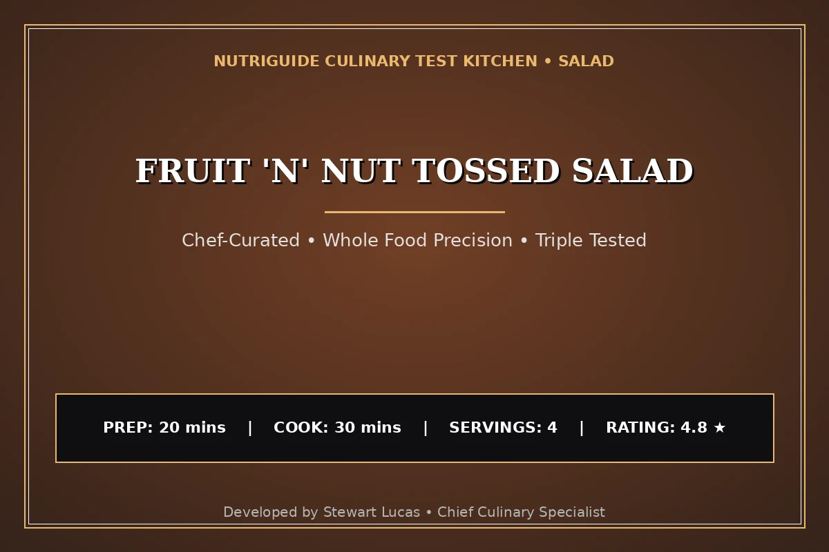 Fruit 'N' Nut Tossed Salad