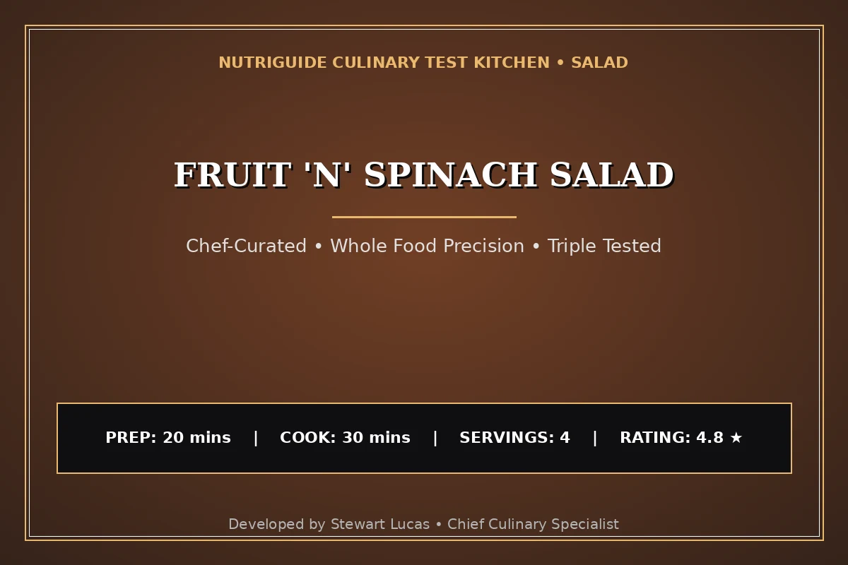 Fruit 'N' Spinach Salad