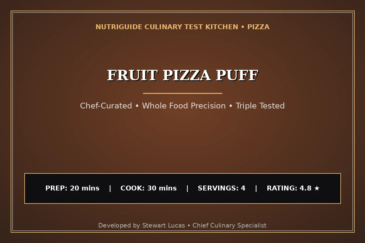 Fruit Pizza Puff