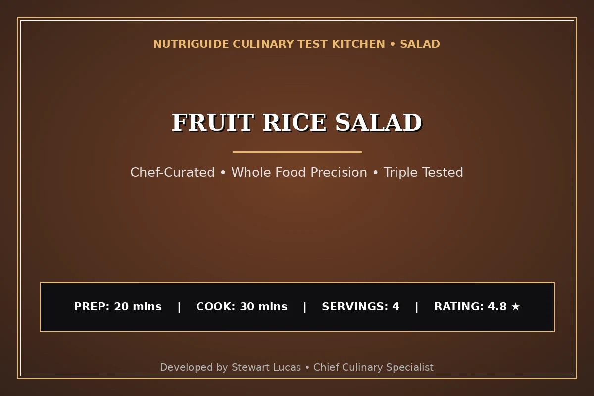 Fruit Rice Salad