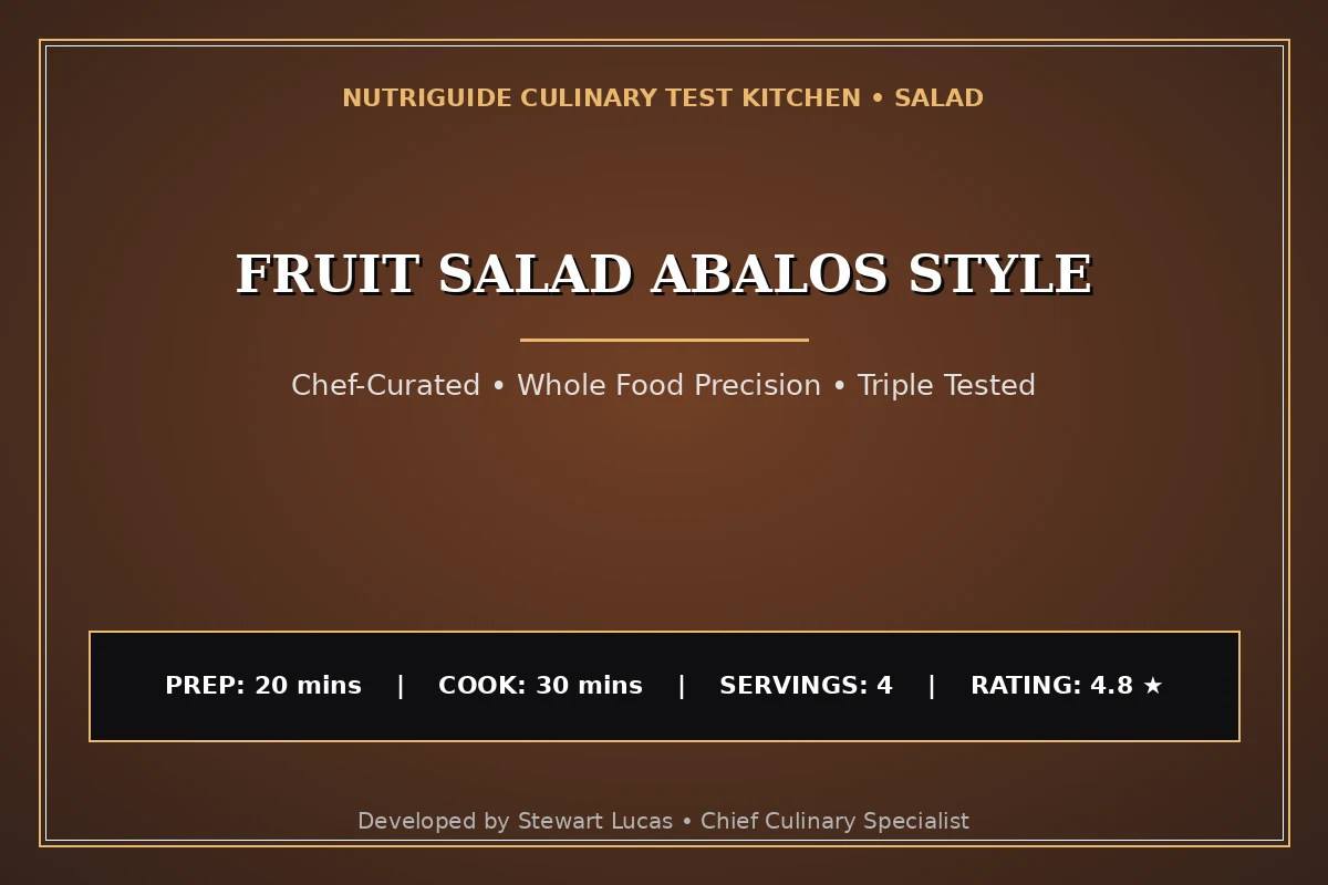 Fruit Salad Abalos Style