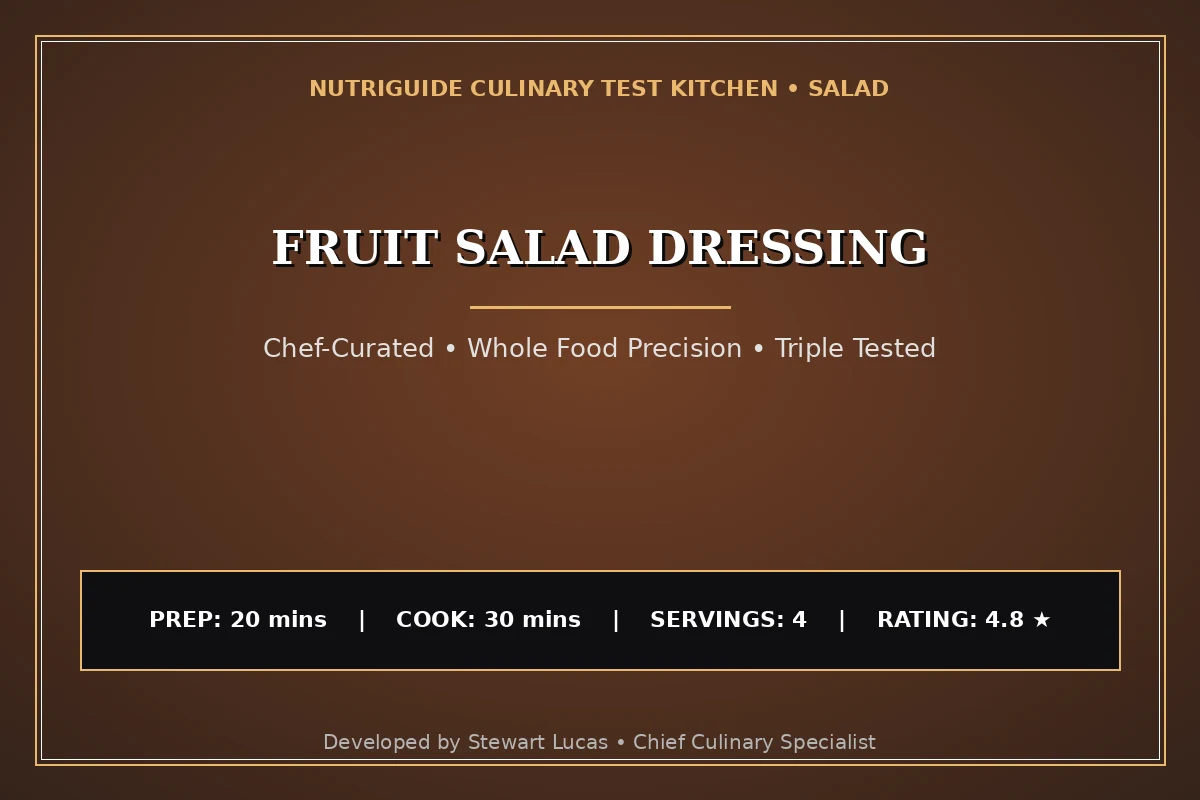 Fruit Salad Dressing