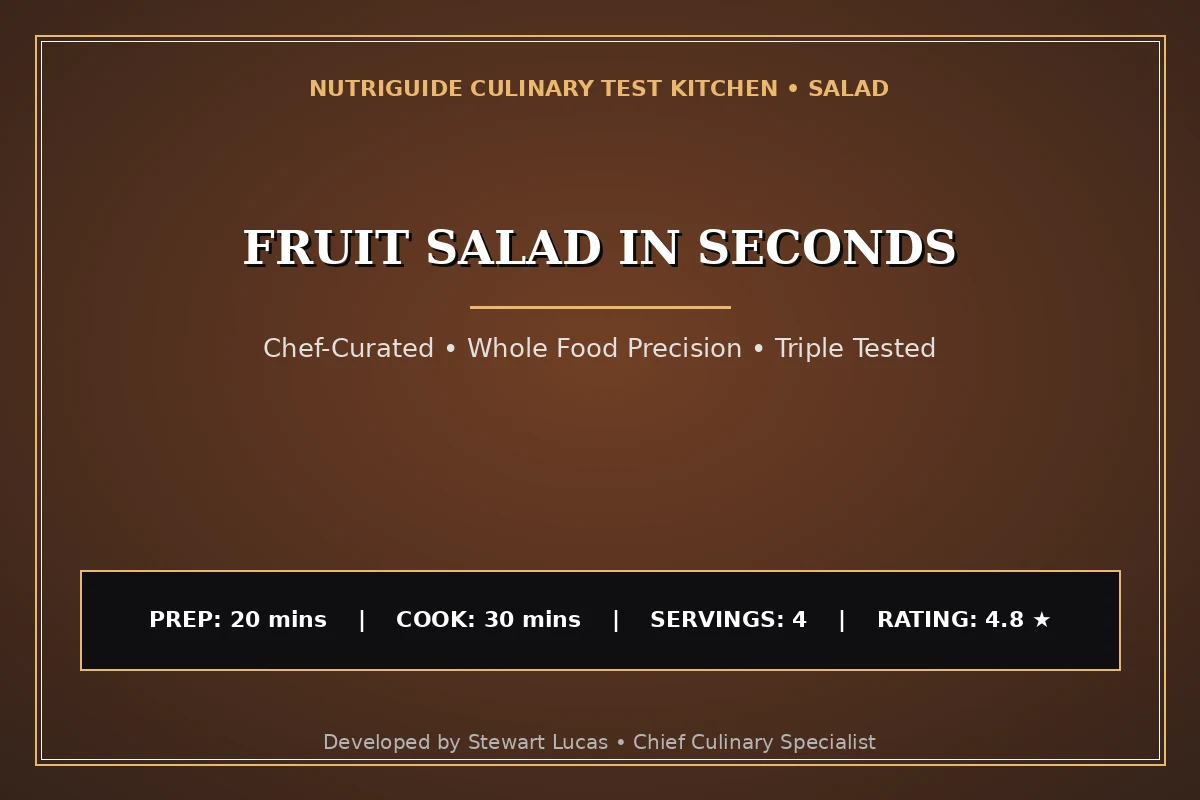 Fruit Salad In Seconds