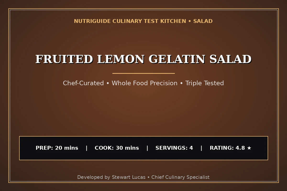Fruited Lemon Gelatin Salad