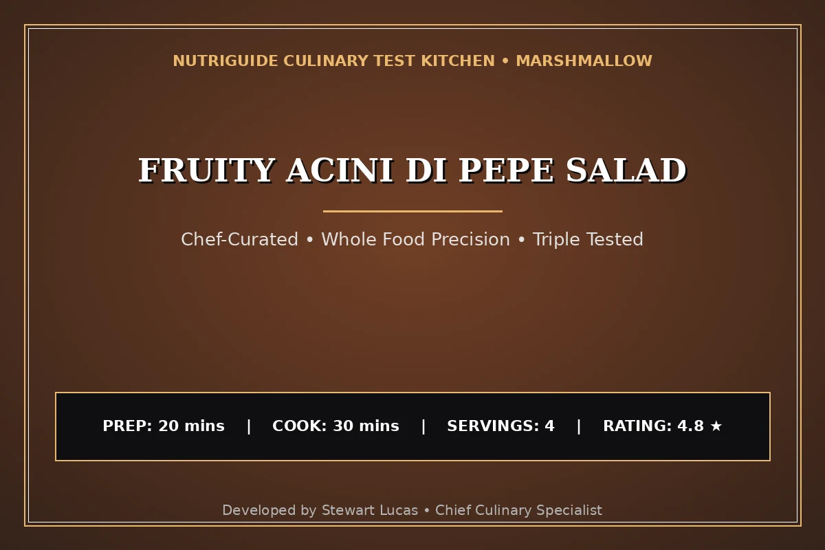 Fruity Acini Di Pepe Salad