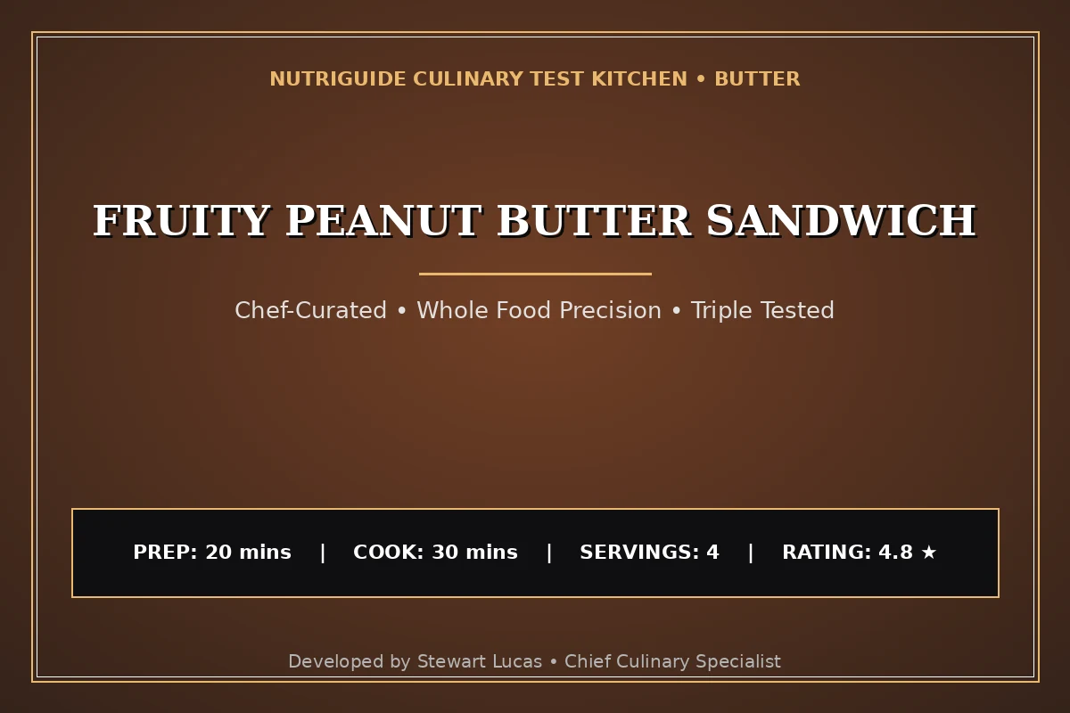 Fruity Peanut Butter Sandwich