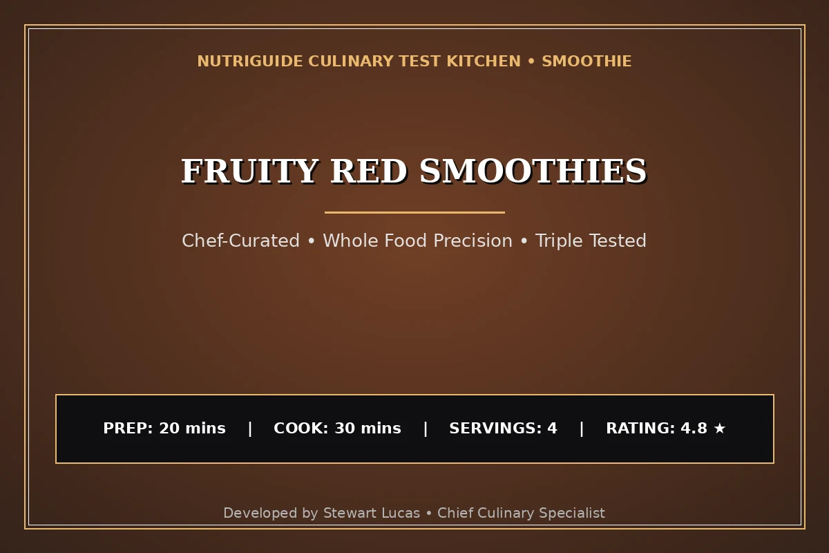 Fruity Red Smoothies