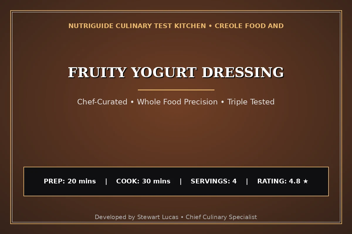 Fruity Yogurt Dressing