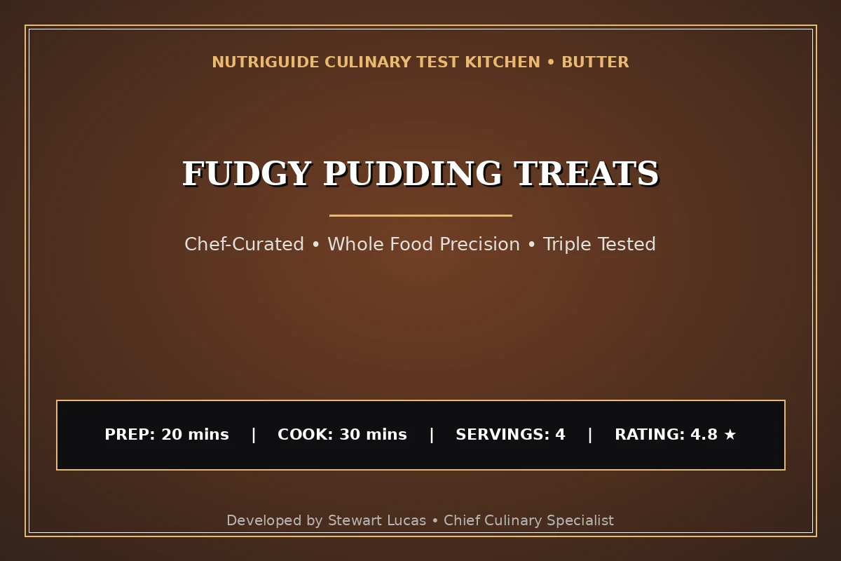 Fudgy Pudding Treats