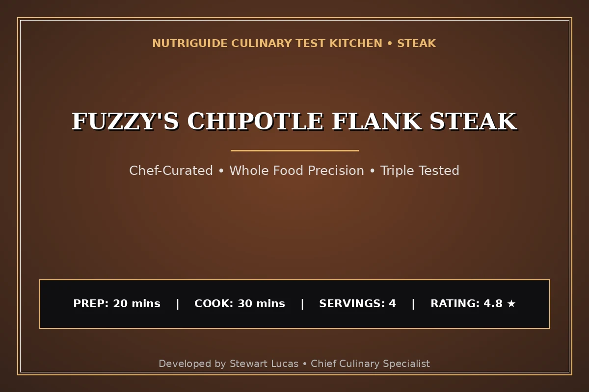Fuzzy'S Chipotle Flank Steak