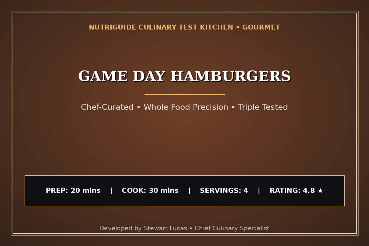 Game Day Hamburgers