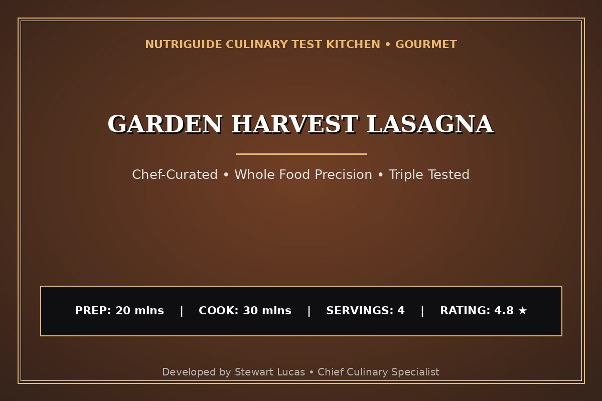 Garden Harvest Lasagna