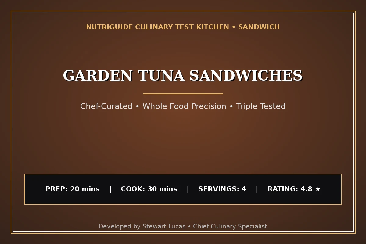 Garden Tuna Sandwiches