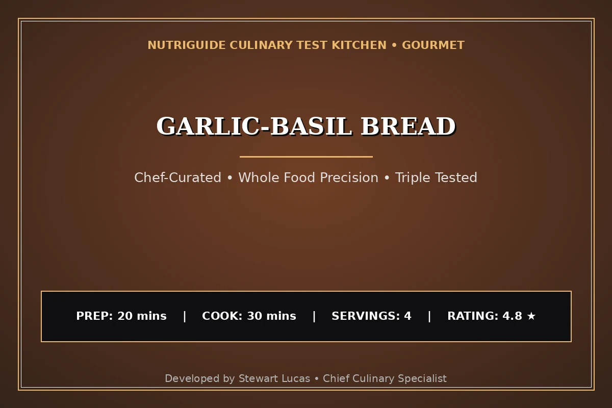 Garlic-Basil Bread