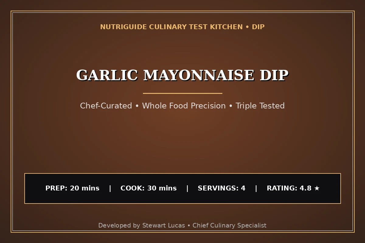 Garlic Mayonnaise Dip