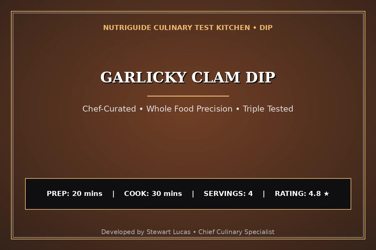 Garlicky Clam Dip