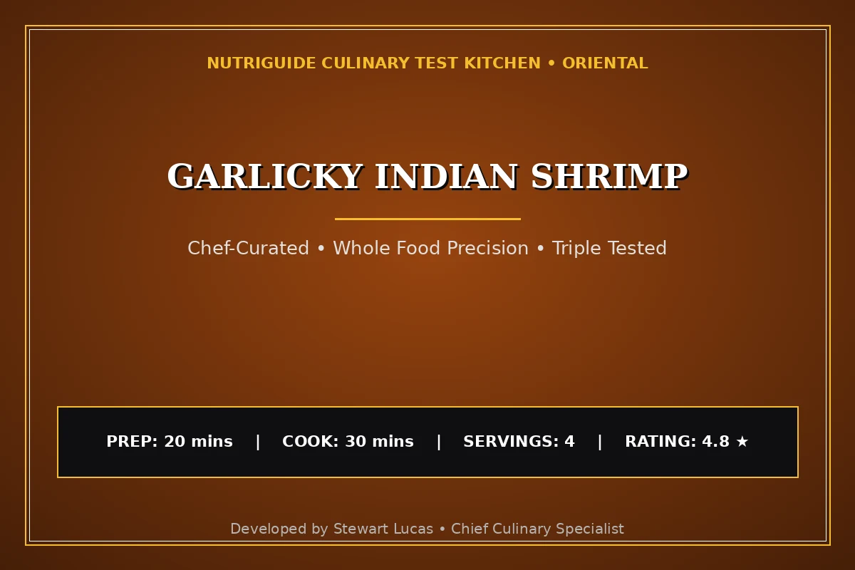 Garlicky Indian Shrimp