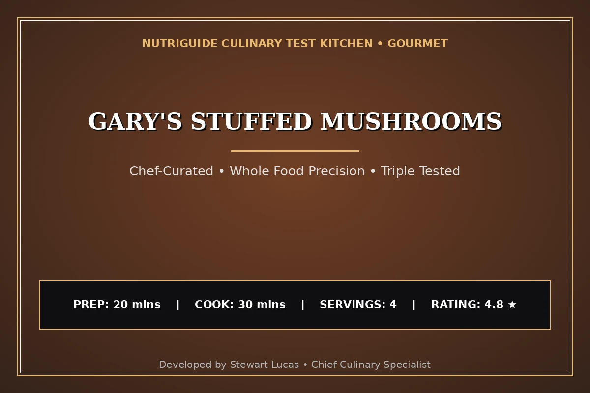 Gary'S Stuffed Mushrooms