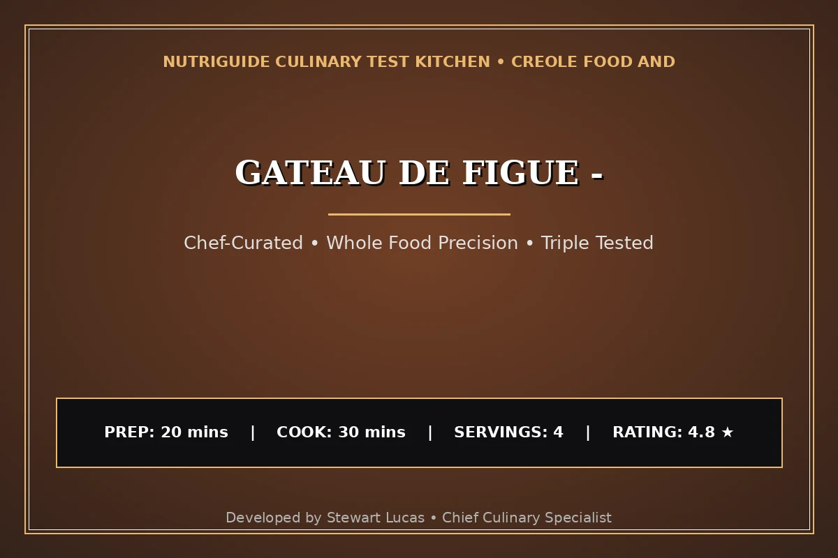 Gateau De Figue -