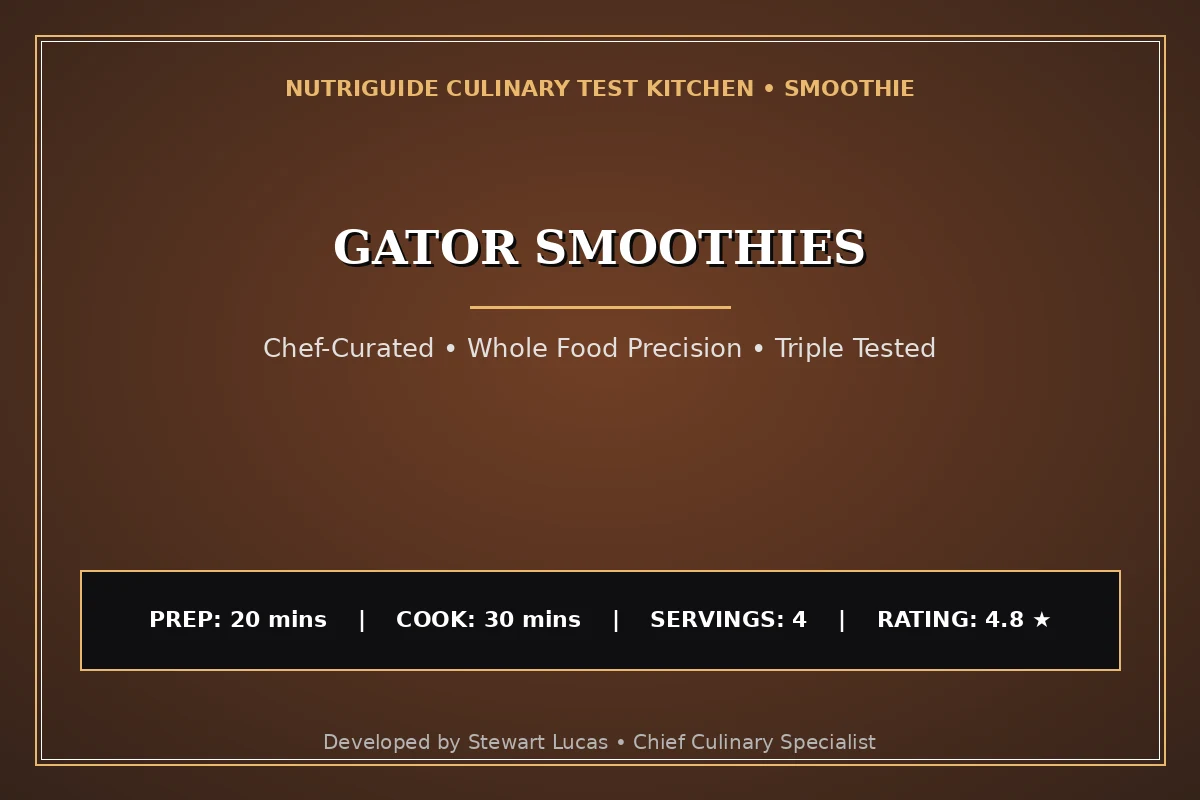 Gator Smoothies
