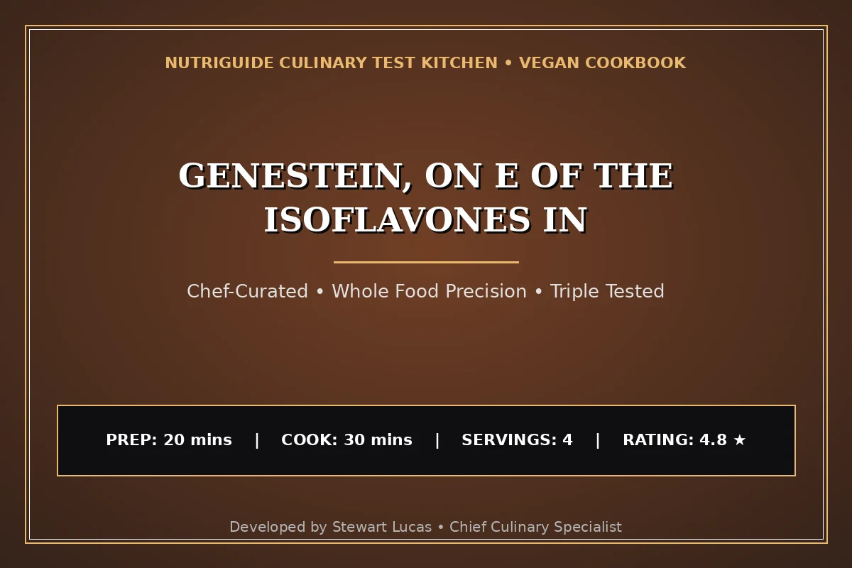 Genestein, On E Of The Isoflavones In