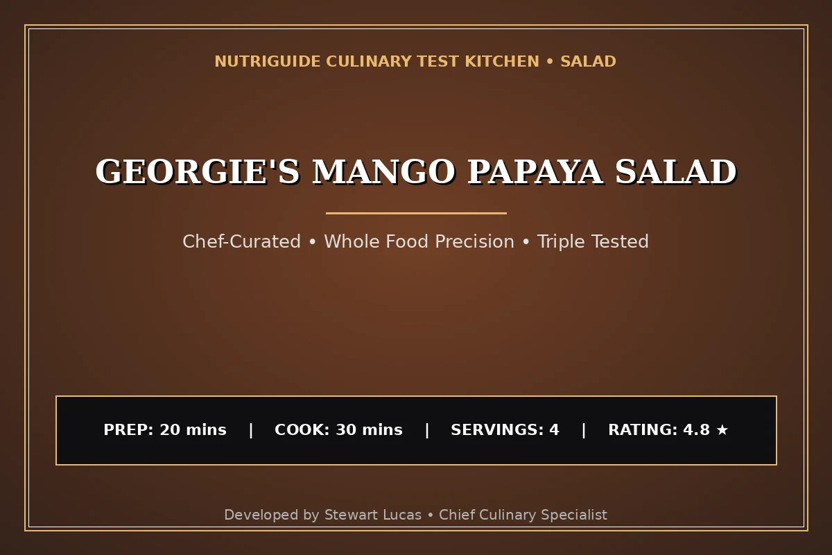 Georgie'S Mango Papaya Salad