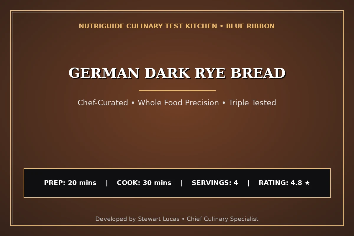 German Dark Rye Bread