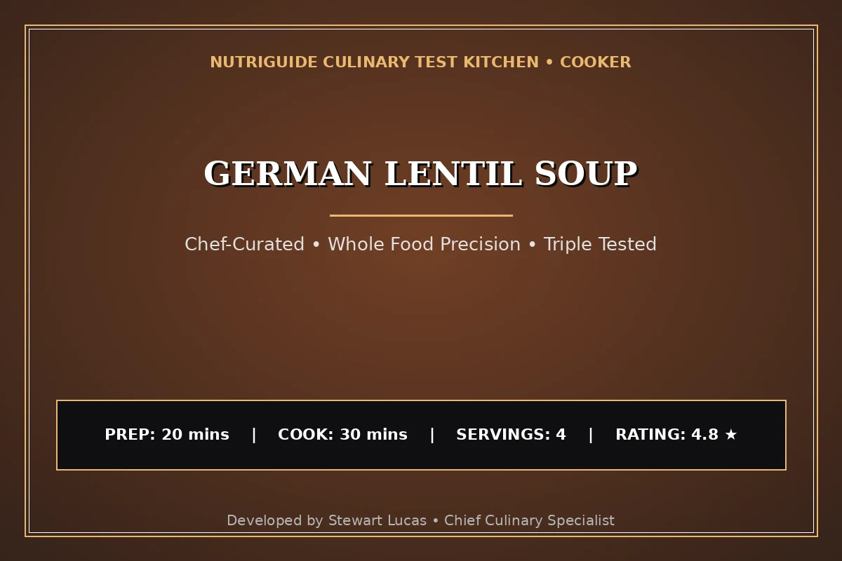 German Lentil Soup