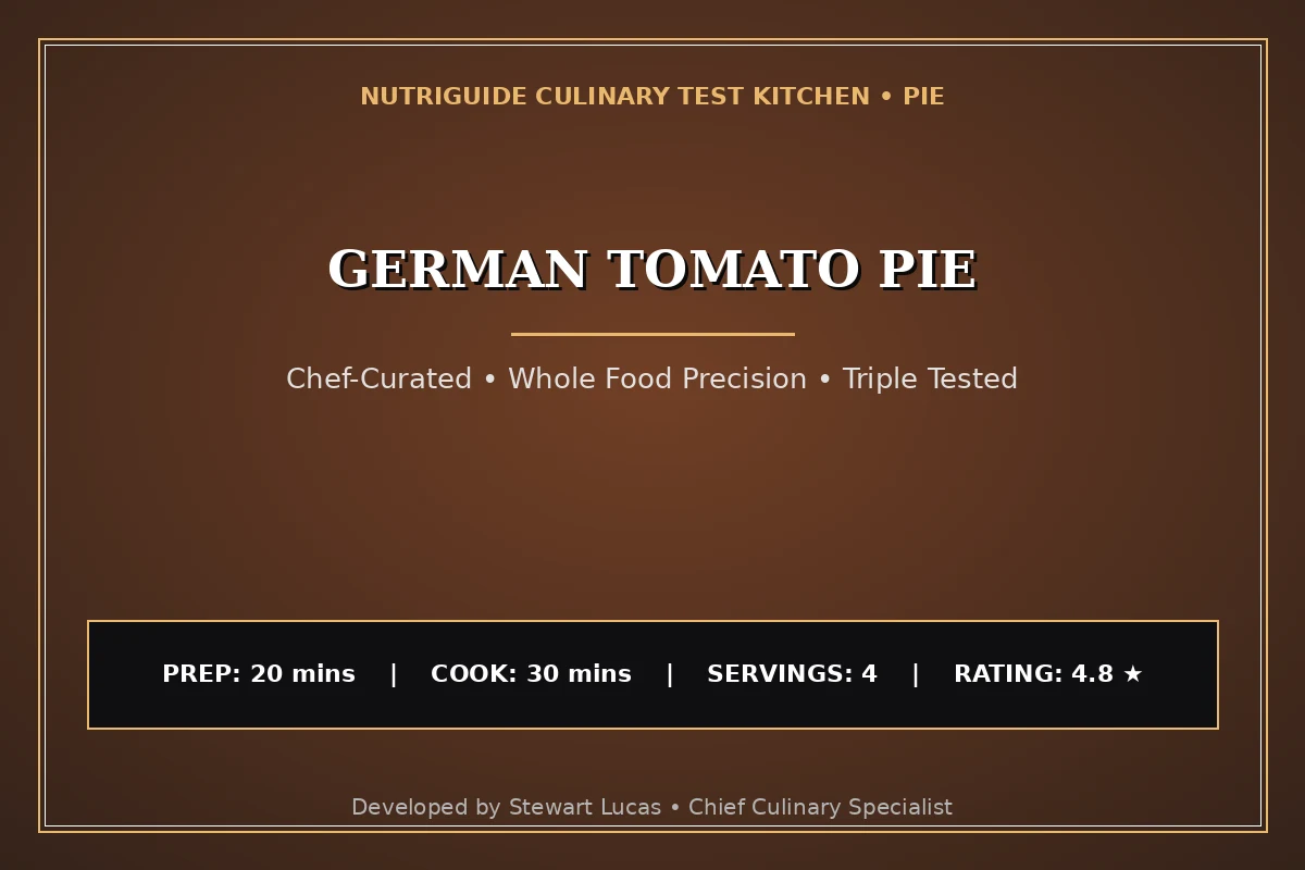 German Tomato Pie