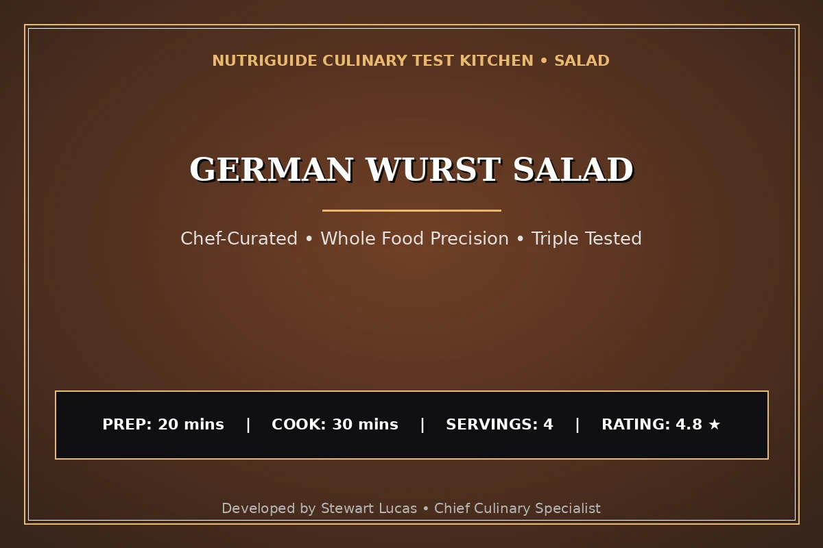 German Wurst Salad