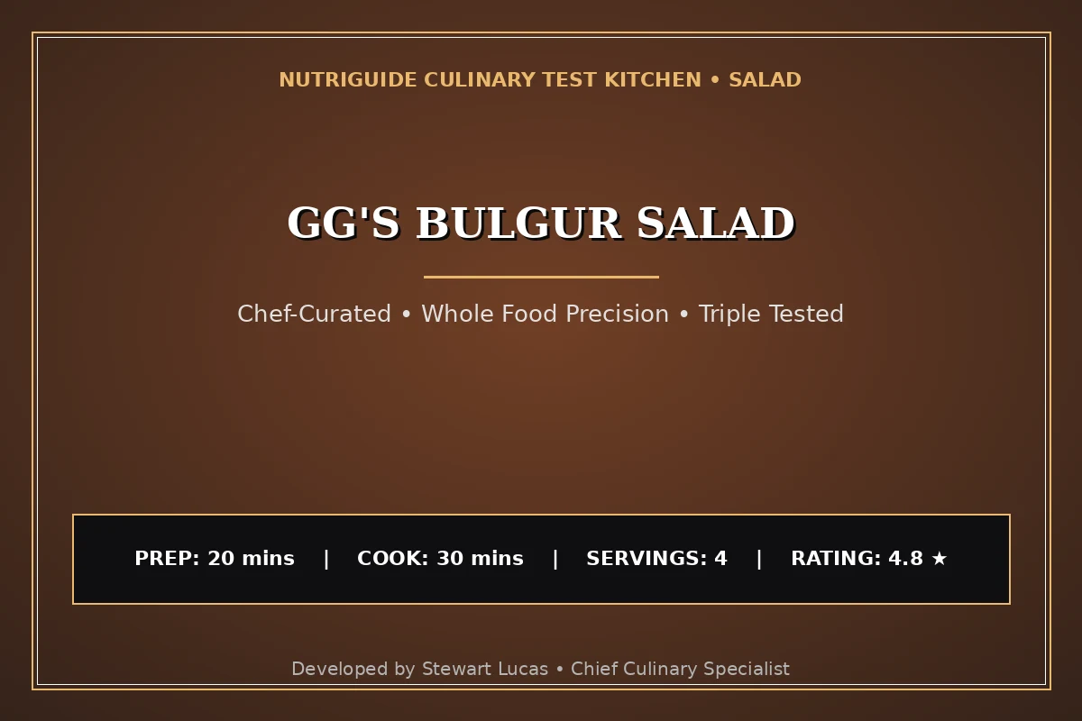 Gg'S Bulgur Salad