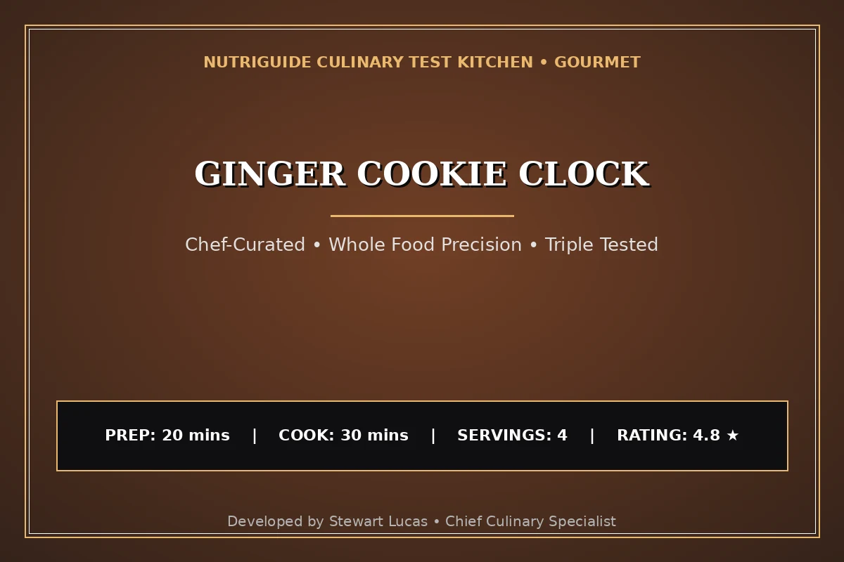 Ginger Cookie Clock